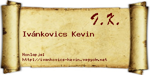 Ivánkovics Kevin névjegykártya