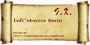 Ivánkovics Kevin névjegykártya